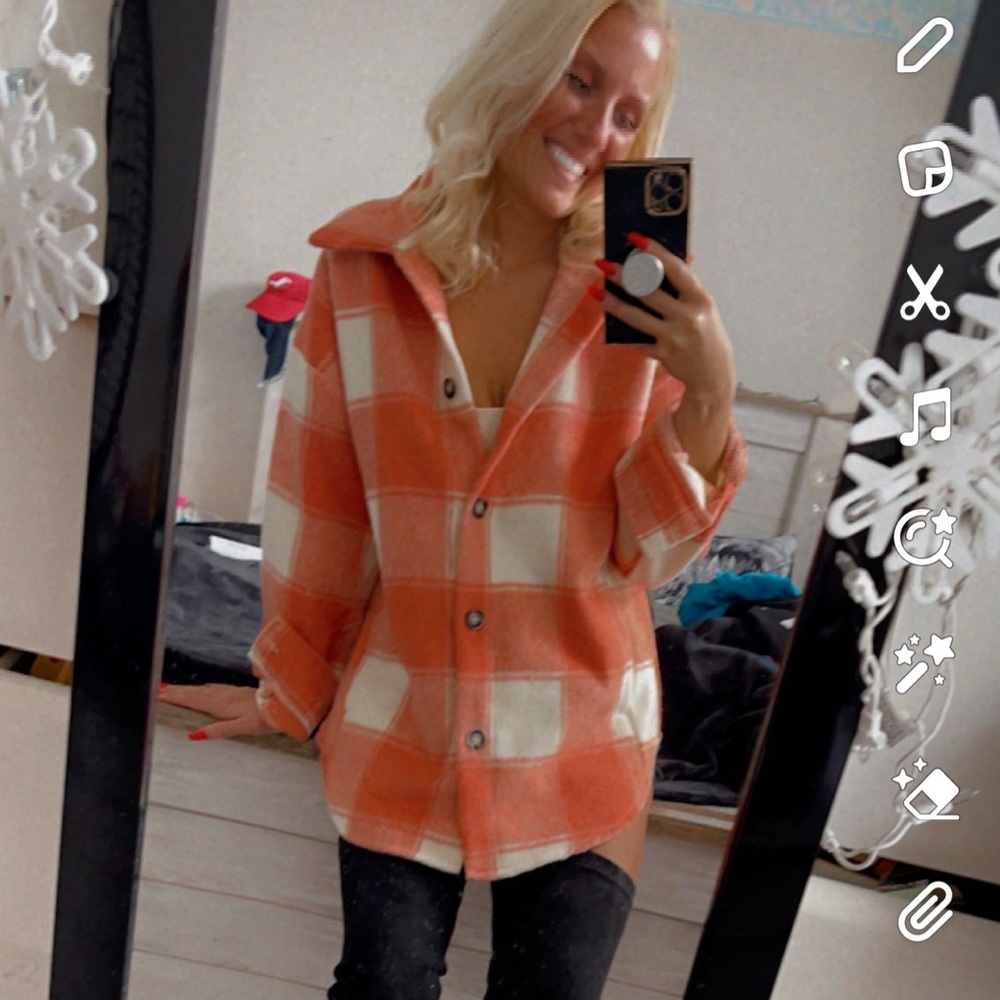 Orange flannel